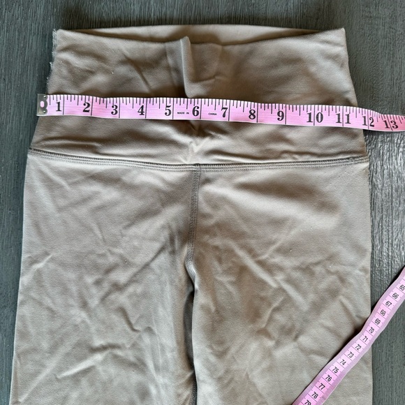 Set Active Beige Tan Leggings High Waisted S - Picture 8 of 10
